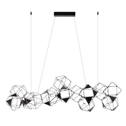 5087/64L L-VISION ODL25 505 черный хром/металл Люстра LED 64W 4000K 3800Лм TRELLIS