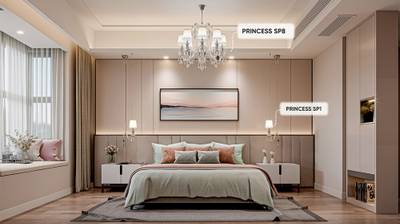 Светильник подвесной Crystal Lux PRINCESS SP1 2760/201