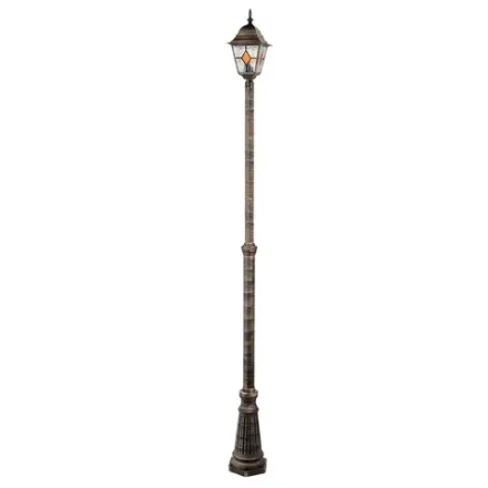 Парковый светильник Arte Lamp MADRID A1542PA-1BN, 1хE27