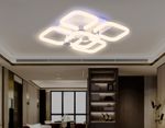 Светильник светодиодный потолочный FA3861/4+1 WH белый 70W 3000K-6400K+RGB 400*400*115 (ПДУ РАДИО 2.4G)