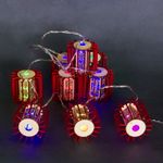 A-451 гирлянда светодиодная, прозрачный провод 5м, 20 LED с насадками