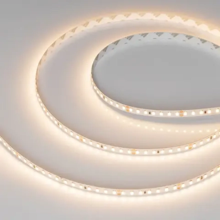 Лента UL-A140-8mm 24V Warm3000 (10 W/m, IP20, 5m) (Arlight, 7 лет)