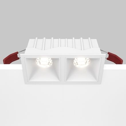 Встраиваемый светильник Alfa LED 4000K 2x10Вт 36°, DL043-02-10W4K-SQ-W. TM Maytoni