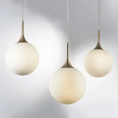 813023 Подвес GLOBO 1х40W E14 champagne gold/white Lightstar