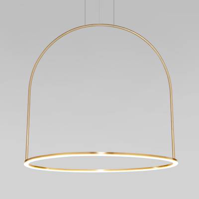 Подвесной светодиодный светильник 90323/1 латунь, LED