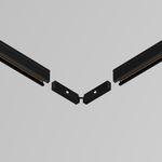 Коннектор питания угловой 3см Levity, TRA184CPC-1B-3. TM Maytoni