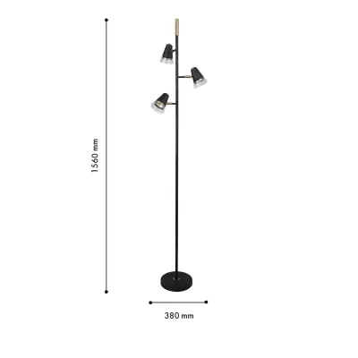 Торшер Trandy 4618-3F, 3*GU10*35W. ТМ F-Promo