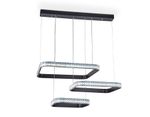 Потолочный светодиодный светильник с пультом FA6166 BK черный 131W 720*500*900 (ПДУ РАДИО 2.4)