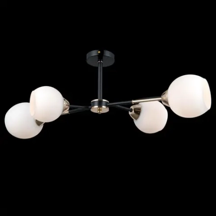 IL0715-4CSQ-24 BK GD LIBRA светильник потолочный ILLUMICO, E27х4