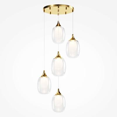Подвесной светильник Aura E14х5, MOD016PL-05BS. TM Maytoni