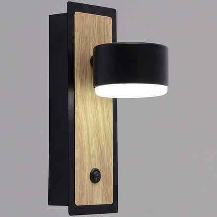 12540-0.2-01 BK+WOOD светильник настенный