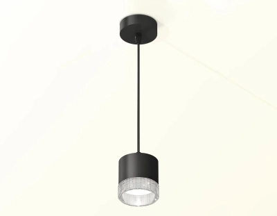 Комплект подвесного светильника GX53 с композитным хрусталем XP8111040 SBK/CL черный песок/прозрачный GX53 (A2333, C8111, N8480)