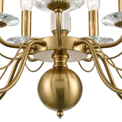 8033/10 CLASSI LN26 080 медь, металл/стекло Люстра подвесная Е14 10*40W 220V INCANTO