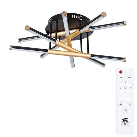 Потолочная люстра Arte Lamp FERNANDO A2199PL-5BK, 1хLED