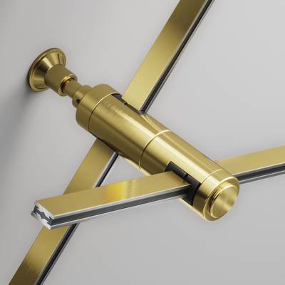 Крепление настенное Wall двойное Flarity латунь, TRA155CW-D1-BS. TM Maytoni