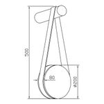 Бра Lilith FL1202-1W, G9х1