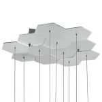 750222 Люстра подвесная FAVO LED-60W 2880LM Silver 3000K Lightstar