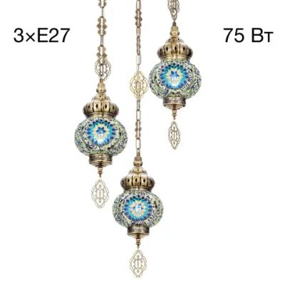 CL419136 Каир Мозаика Синяя Подвес