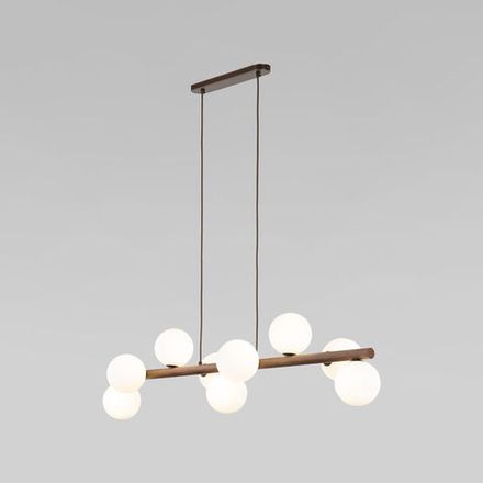 Подвесной светильник со стеклянными плафонами 10273 Estera Wood