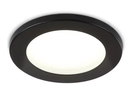Светильник встраиваемый TN6632 BK черный IP44 GX53 D100*60