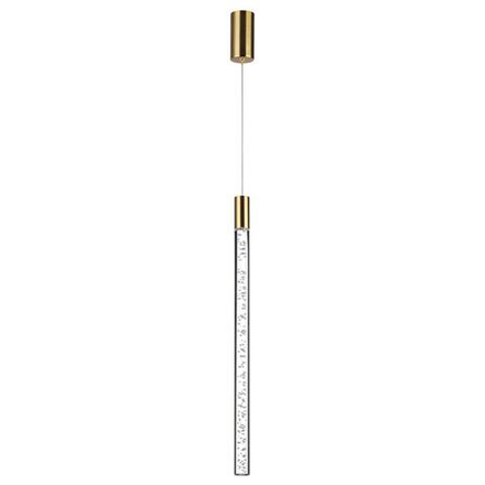 4369/5L HIGHTECH ODL23 235 полированное золото/акрил с пузырьками Подвесной св-к IP20 LED 4W 200Лм 3000K SPARKY