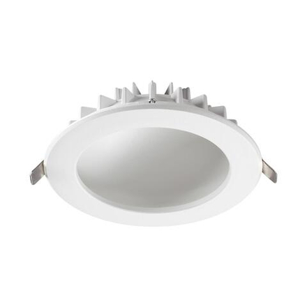358806 SPOT NT21 556 белый Светильник встраиваемый светодиодный IP20 LED 12W 960Лм 3000K 100-240V GESSO