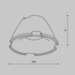 Линза для серии Alfa LED 18°, LensD35-18. TM Maytoni