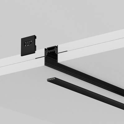 Профиль 2м Exility IP встраиваемый черный O-TR002ED-P-B2M. TM Maytoni