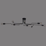 IL2000-8C-05 BK светильник потолочный ILLUMICO, E27х8