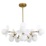 Люстра на штанге Arte Lamp PEACOCK A1369SP-10SG, 10хG9
