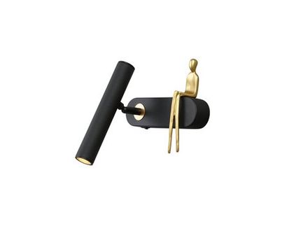 Бра Arte Lamp ALBERT A2173AP-1BK, 1хLED