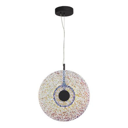 SL6142.423.01 Светильник подвесной ST-Luce черный/радужный LED 1*8W 4000K