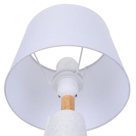 8210/1T MODERNI LN25 белый, керамика/текстиль Настольная лампа Е27 1*60W 220V VISIONA