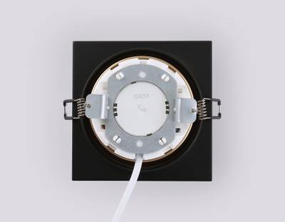 Светильник встраиваемый TN52340 SBK/SGD черный песок/золото песок GX53 max 12W 115*115*25