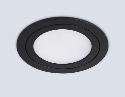 Светильник встраиваемый TN6604 BK черный IP44 GX53 max 15W D110*23
