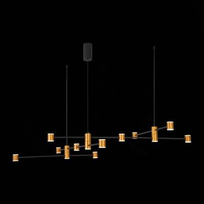 SL1596.423.22 Светильник подвесной ST-Luce Золотистый, Черный/Белый LED 22*3W 3000K