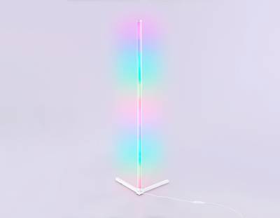 Светильник светодиодный напольный RGB с пультом FL8020 WH белый LED 15W RGB D32*1250 (ПДУ РАДИО 2.4G)