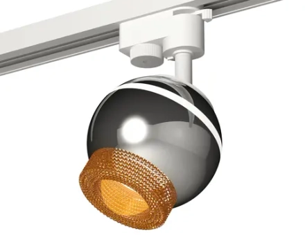 Комплект трекового светильника XT1104005 PSL/CF серебро полированное/кофе GU5.3 LED 3W 4200K (A2520, C1104, N7195)