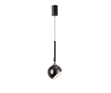 07529-1A,29 Подвес Тимо черный жемчуг d12 h165 Led 8W (4000K) с лифтом