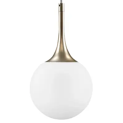 813013 Подвес GLOBO 1х40W E14 champagne gold/white Lightstar
