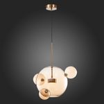 SL1133.303.01 Светильник подвесной ST-Luce Латунь/Коньячный LED 1*10W 3000K