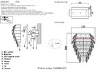 Бра Crystal Lux CHARME AP3 CHROME/TRANSPARENT 1373/403