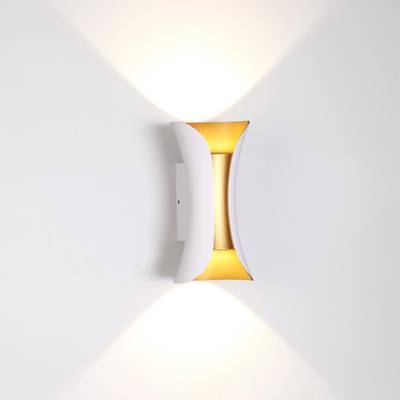 3886/6WG HIGHTECH ODL20 387 бел/золот/металл Настен.светильник LED 4000K 6W 220V IP54 KRISTA