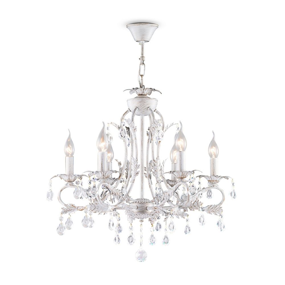Люстра Dezi FR3040-PL-06-WG, E14х6. TM Maytoni