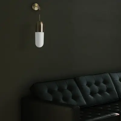 690611 Бра RAMO 1х40W E27 БРОНЗА/БЕЛЫЙ Lightstar