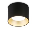 Светильник накладной точечный TN52887 SBK/SGD черный песок/золото песок GX53 max 12W D97*70