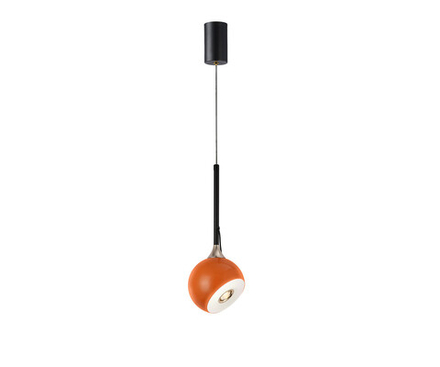 07529-1A,09 Подвес Тимо оранжевый d12 h165 Led 8W (4000K) с лифтом