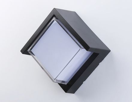 Светильник светодиодный уличный настенный архитектурный ST5233 BK черный IP65 LED 4200K 12W 220*220*100