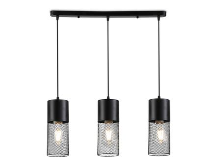 Светильник подвесной TR8501/3 BK черный E27/3 max 60W 550*100*1000