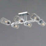 IL0780-6CSQ-25 CR NAPLES светильник потолочный ILLUMICO, E14х6